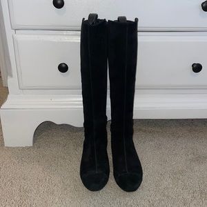 Tory Burch Suede Knee High Boots sz 6